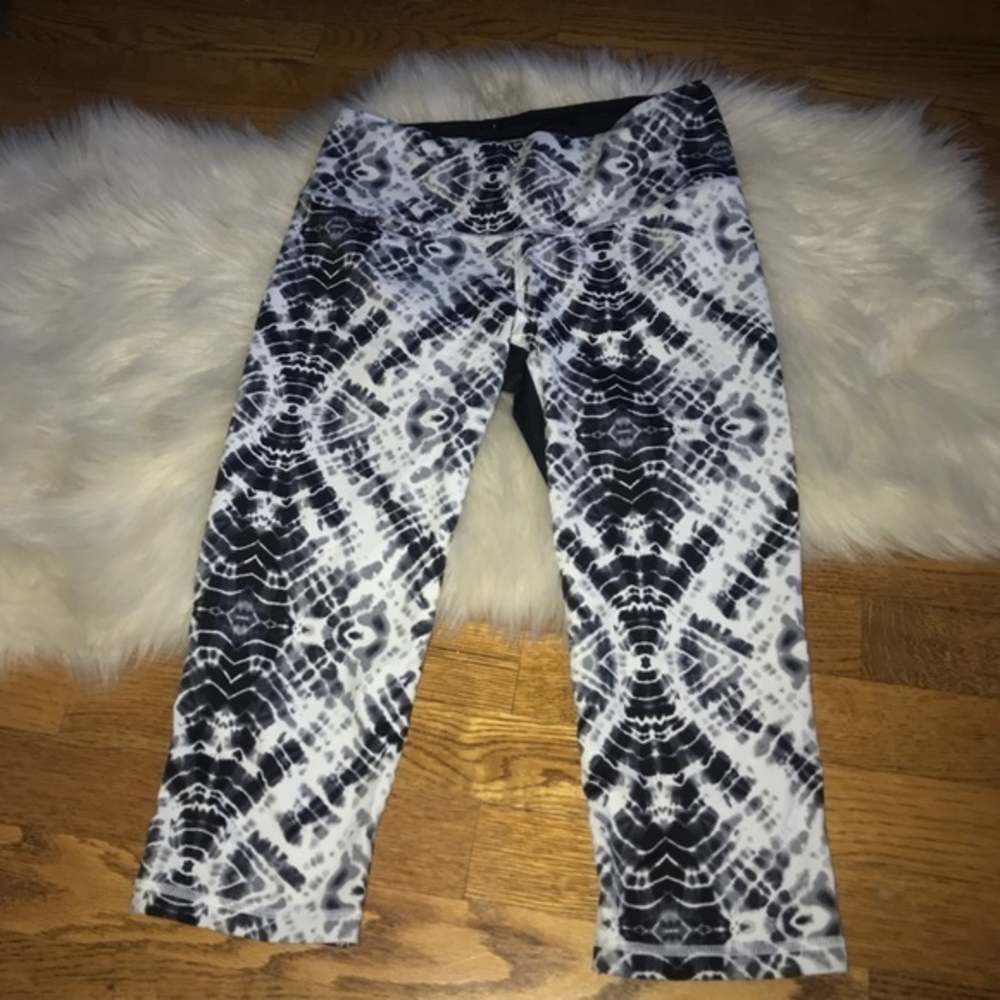 VSX‎ Knockout crop tie dye black white Small